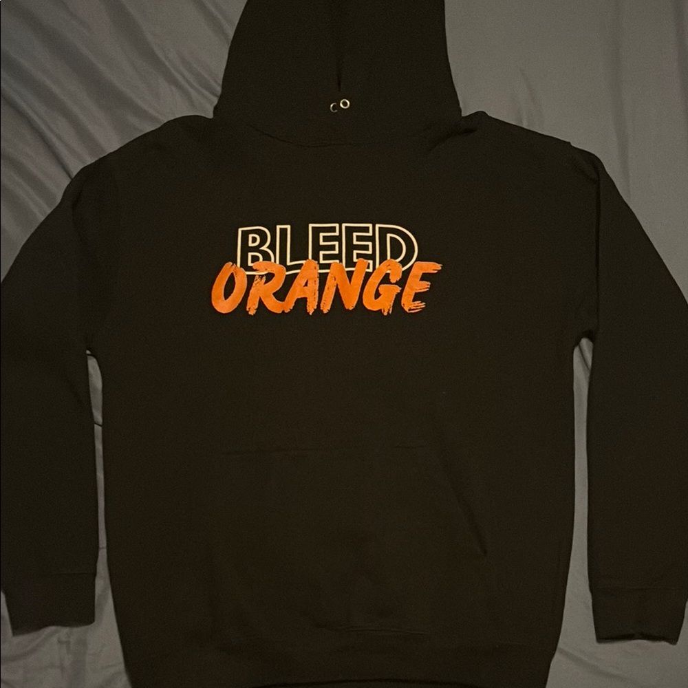 Black and Orange Hoodie